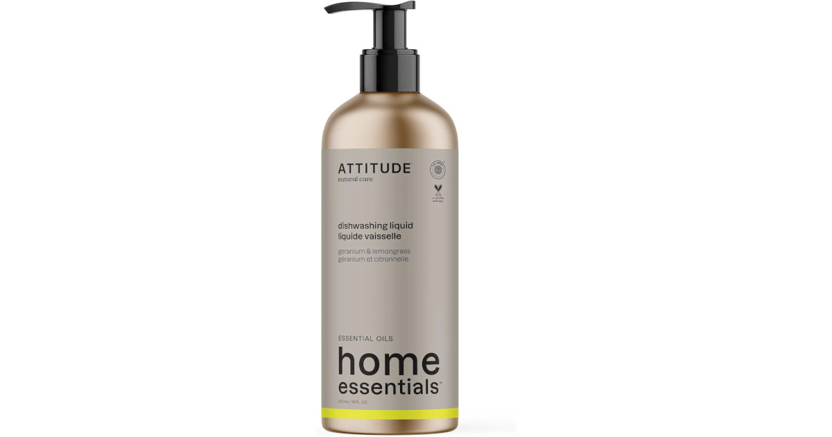 Amazon：ATTITUDE Dish Soap (473ml)只賣$6