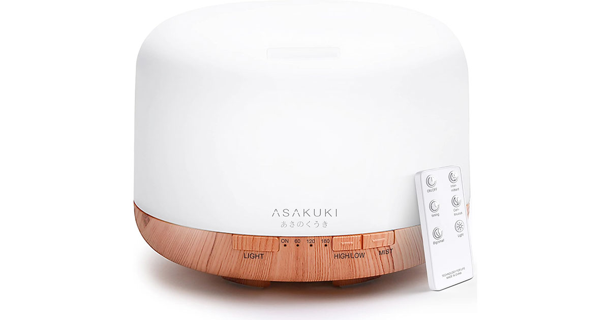 Amazon:Essential Oil Diffuser只賣$15.49(只限Amazon Prime會員)