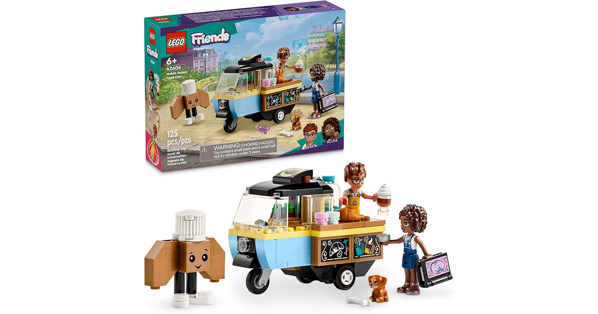 Amazon:LEGO Friends Mobile Bakery Food Cart 42606 (125 pcs)只卖$9.73