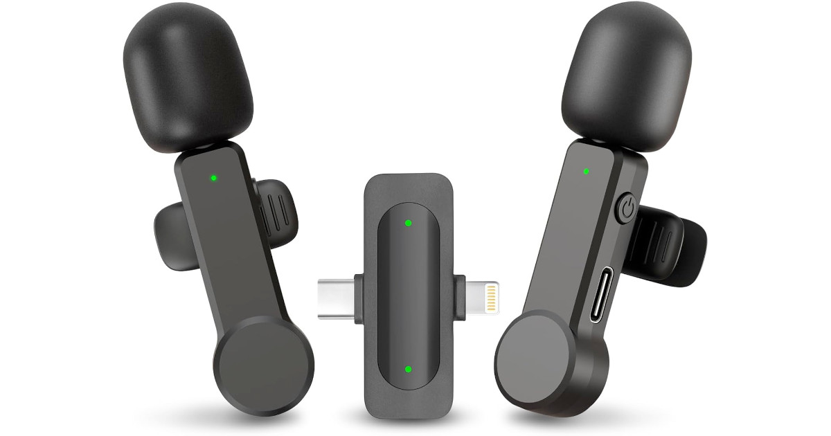 Amazon：Wireless Lav Mini Microphone (USB C & Lightning)只賣$3.99