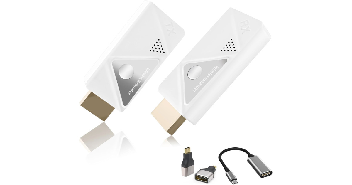 Amazon:Wireless HDMI Transmitter & Receiver只賣$34.99