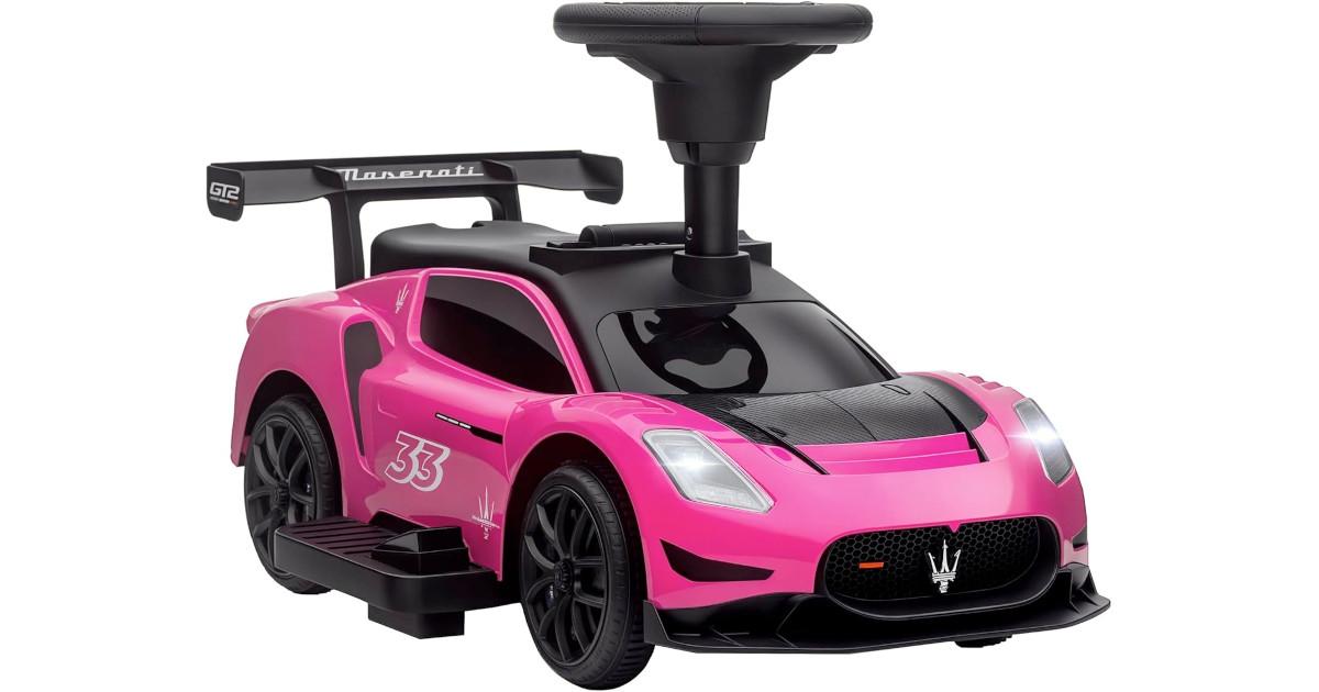 Amazon：6V Maserati Ride on Car只賣$31.49