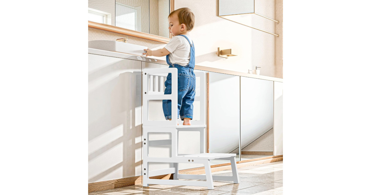 Amazon：Toddler Step Stool with Armrest只賣$49.99