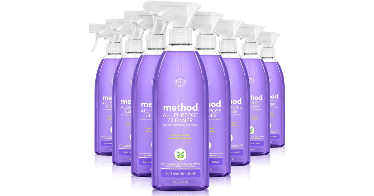 Amazon：Method All-Purpose Cleaner Spray (828ml x 8)只賣$38.32