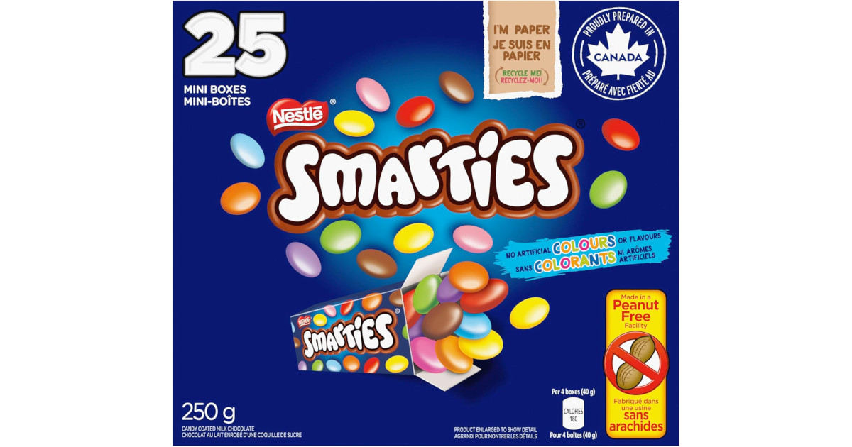 Amazon：Smarties Mini Candies (25 Count)只賣$5
