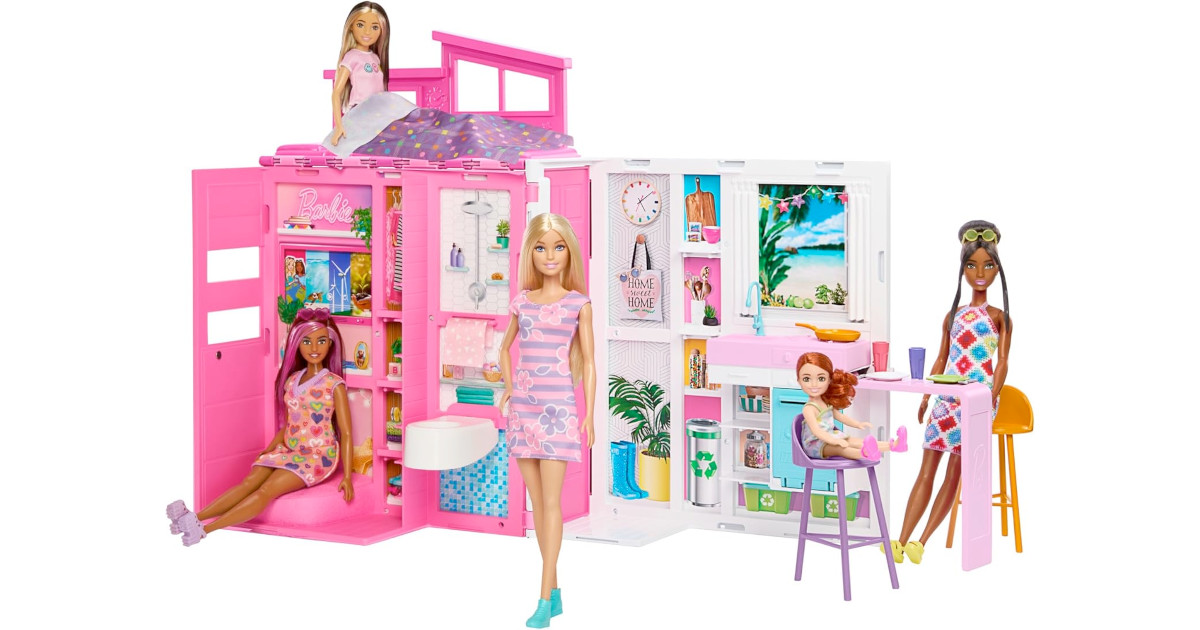 Amazon：Barbie Doll and House Playset只卖$39.99