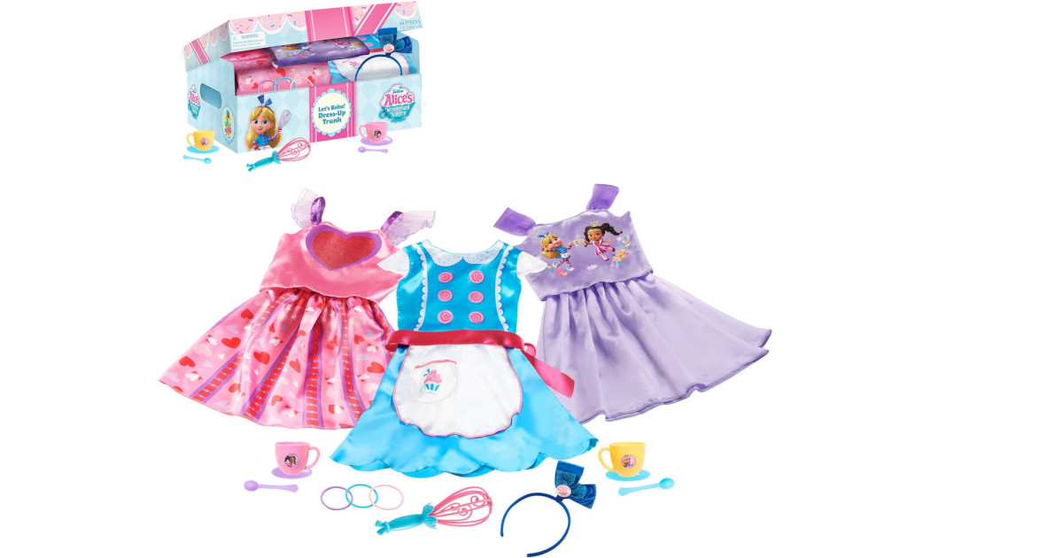 Amazon:Just Play Disney Junior Alice’s Wonderland Bakery Dress Up Set只賣$19.63