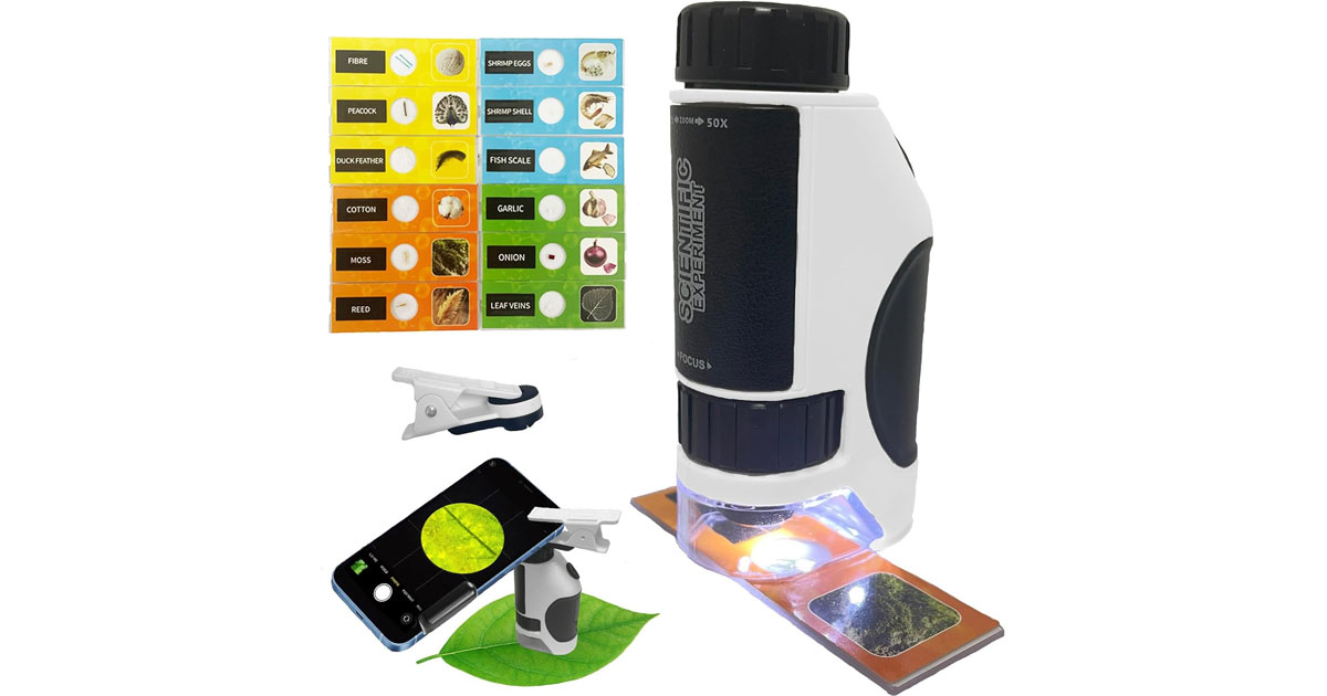 Amazon:Microscope for Kids只賣$11.99