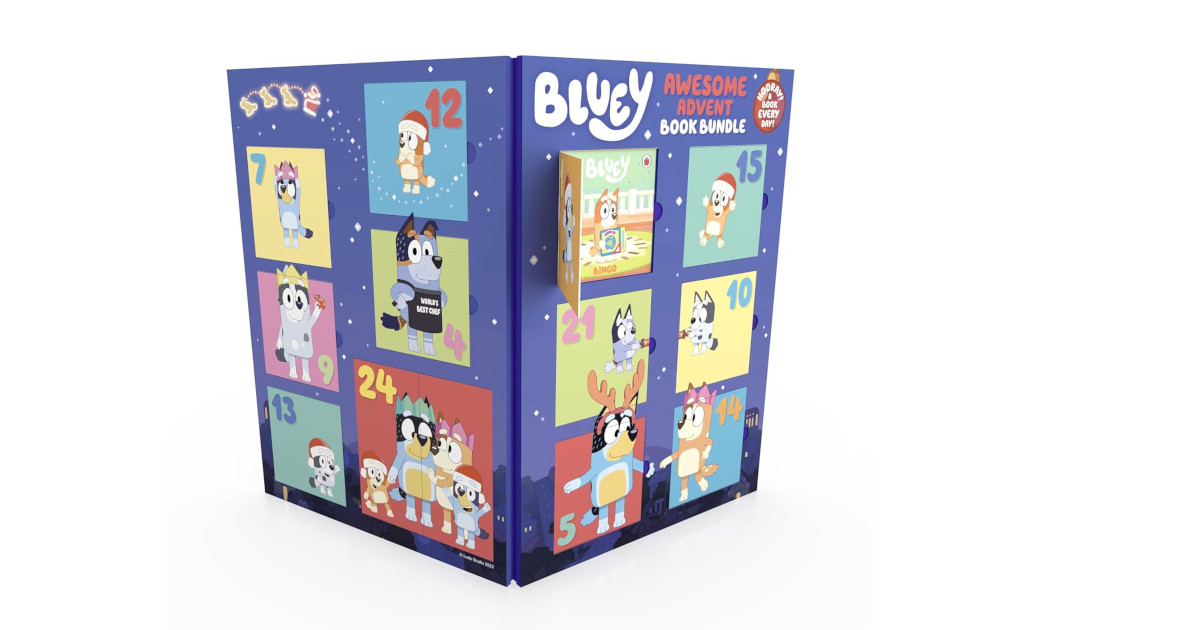 Amazon:Bluey: Awesome Advent Calendar Book Bundle只賣$23.99