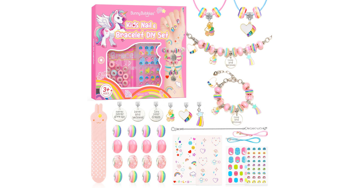 Amazon:Kids Bracelet Making Kit只賣$6.99