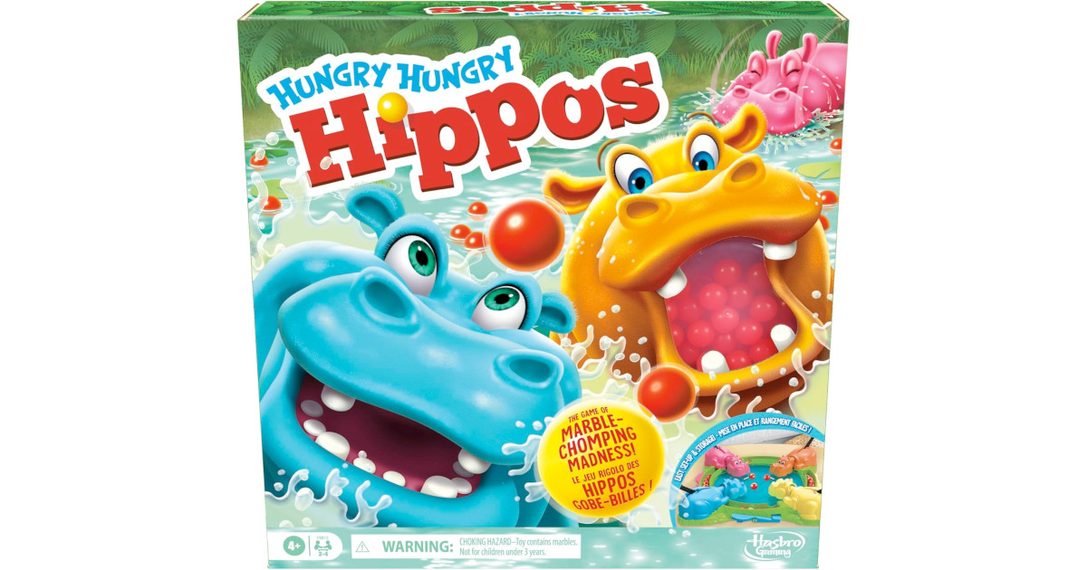 Amazon：Hungry Hungry Hippos只賣$12.97