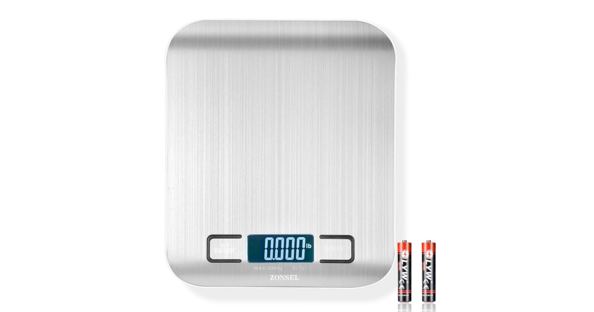 Amazon：Digital Kitchen Scales只賣$11.89