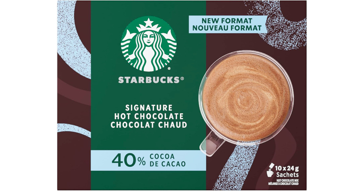Amazon:Starbucks Signature Hot Chocolate (24g x 10)只賣$7.64