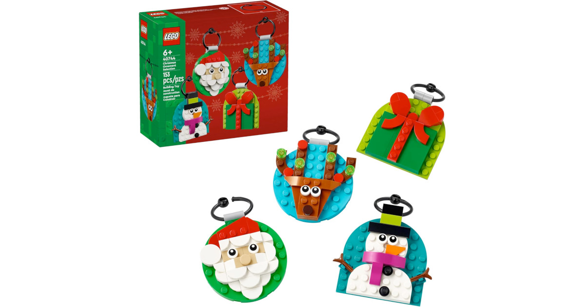 Amazon:LEGO Christmas Ornament Selection 40744 (153 pcs)只賣$11.98
