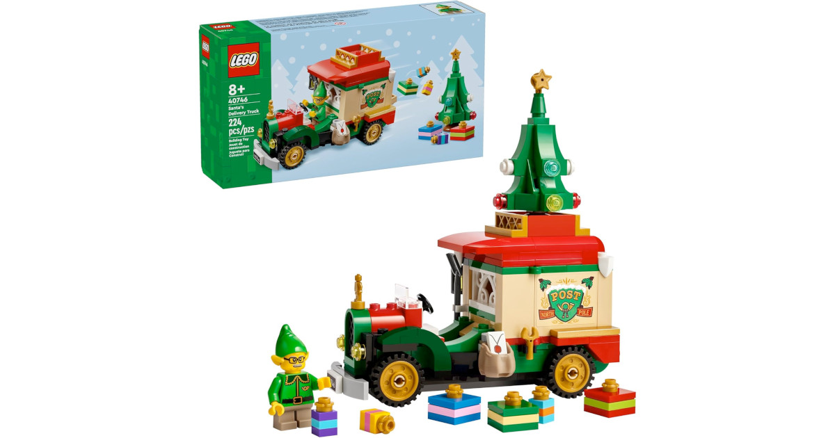 Amazon:LEGO Santa’s Delivery Truck 40746 (224 pcs)只賣$17.49
