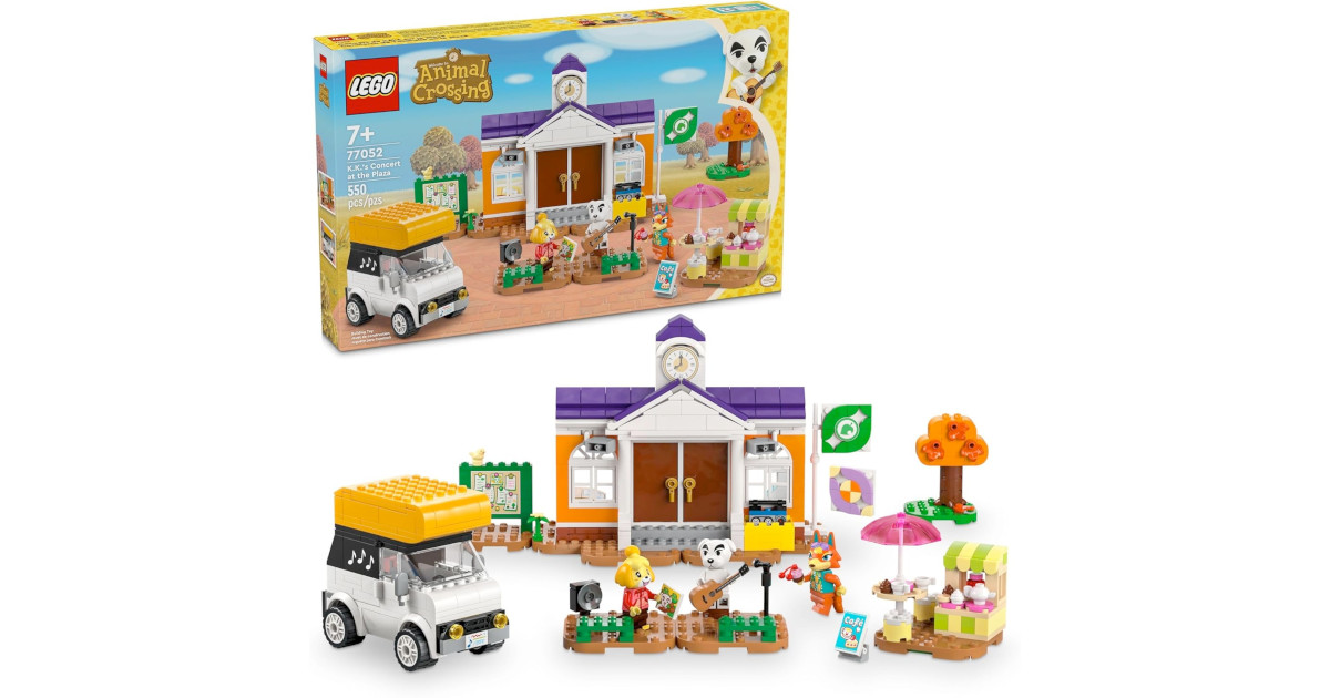 Amazon:LEGO Animal Crossing K.K.’s Concert at The Plaza 77052 (550 pcs)只賣$39.99