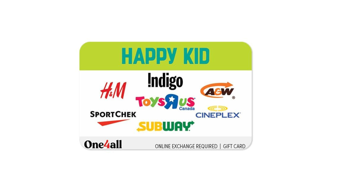 Amazon:Multi-Brand (H&M, Indigo, A&W, Toys R Us, Sport Chek, Subway, Cineplex) Choice $50 Gift Card只卖$42.50