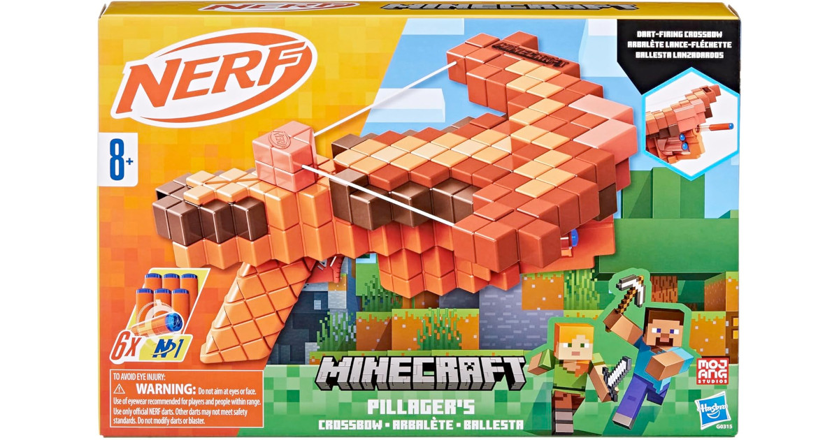 Amazon:Nerf Minecraft Pillager’s Crossbow只賣$9.97