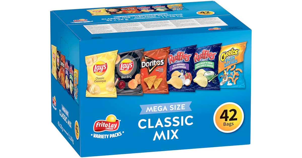 Amazon：Frito-Lay Variety Pack (42 bags)只賣$19.97