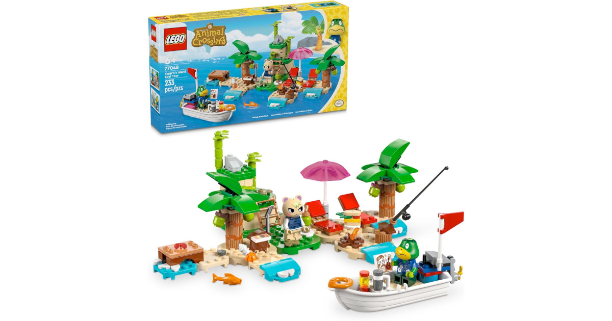 Amazon:LEGO Animal Crossing Kapp’n’s Island Boat Tour 77048 (233 pcs)只賣$19.99