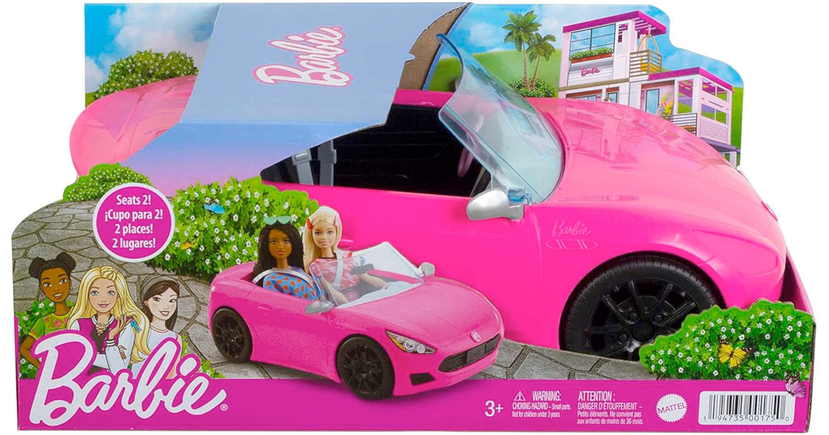 Amazon:Barbie Convertible 2-Seater Vehicle只卖$15