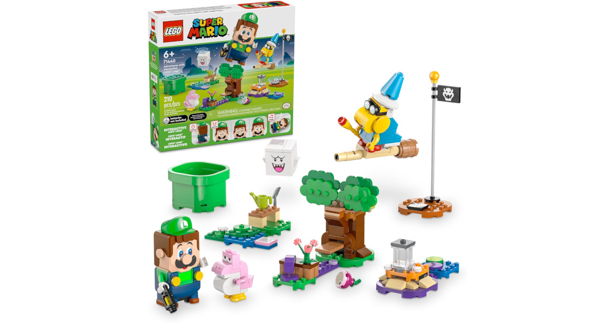 Amazon:LEGO Super Mario Adventures with Interactive Luigi 71440 (210 pcs)只賣$29.95