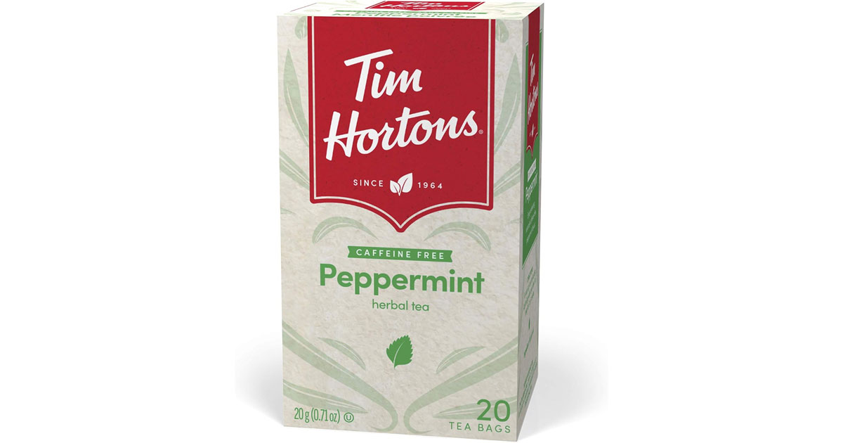 Amazon：Tim Hortons Peppermint Tea Bags (20 Count)只賣$2.47