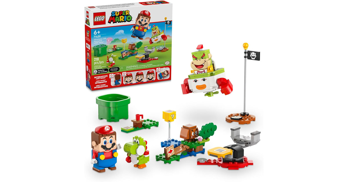 Amazon:LEGO Super Mario Adventures with Interactive Mario 71439 (218 pcs)只賣$29.98
