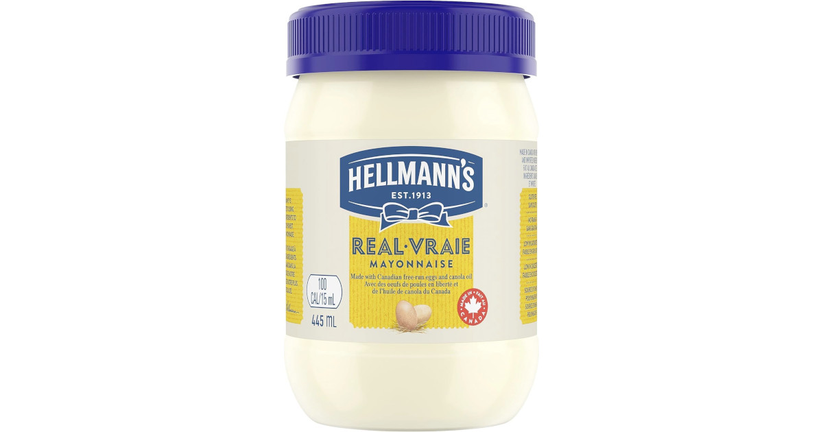 Amazon：Hellmann’s Mayonnaise (445ml)只卖$3.77