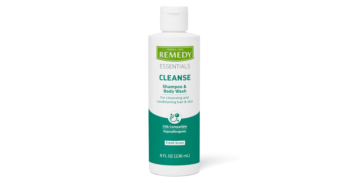 Amazon：Medline Remedy Essentials Shampoo and Body Wash (236ml)只賣$2.46