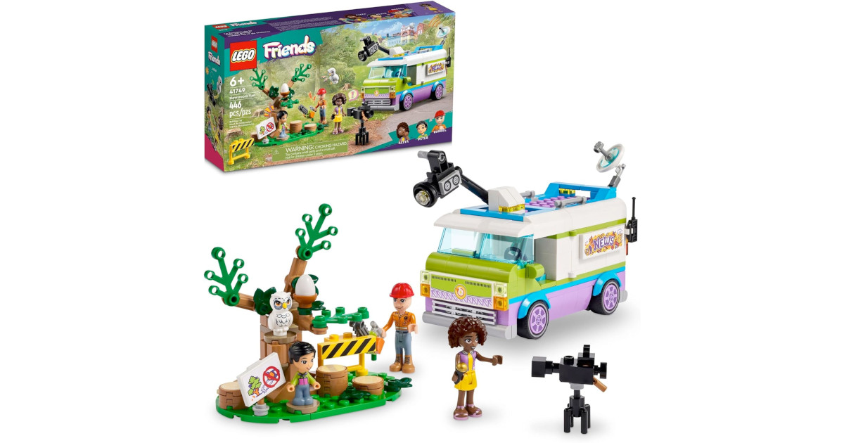 Amazon:LEGO Friends Newsroom Van 41749 (446 pcs)只賣$16.27