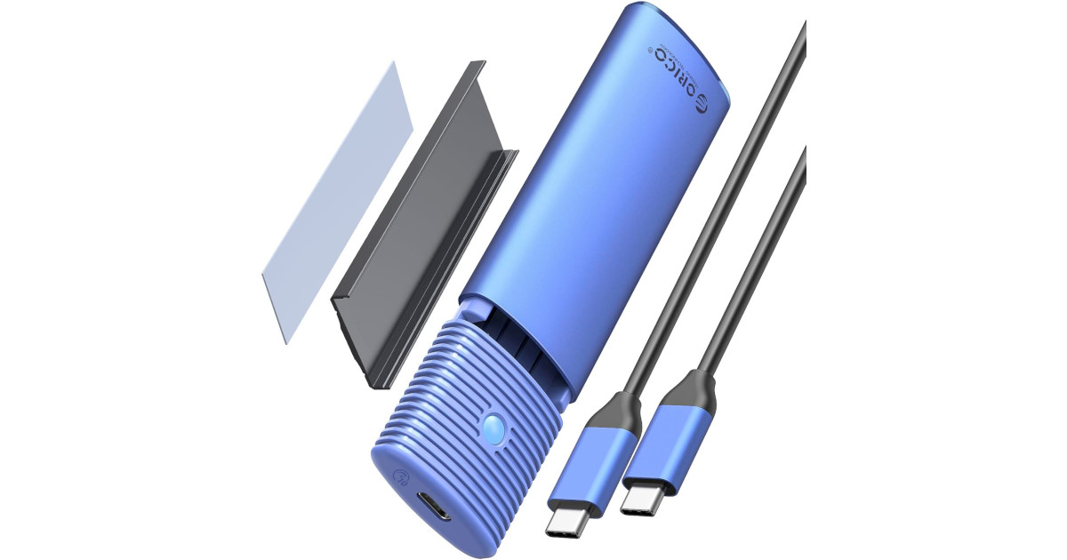 Amazon：ORICO M.2 NVMe SATA SSD Enclosure Adapter Tool-Free只卖$13.39