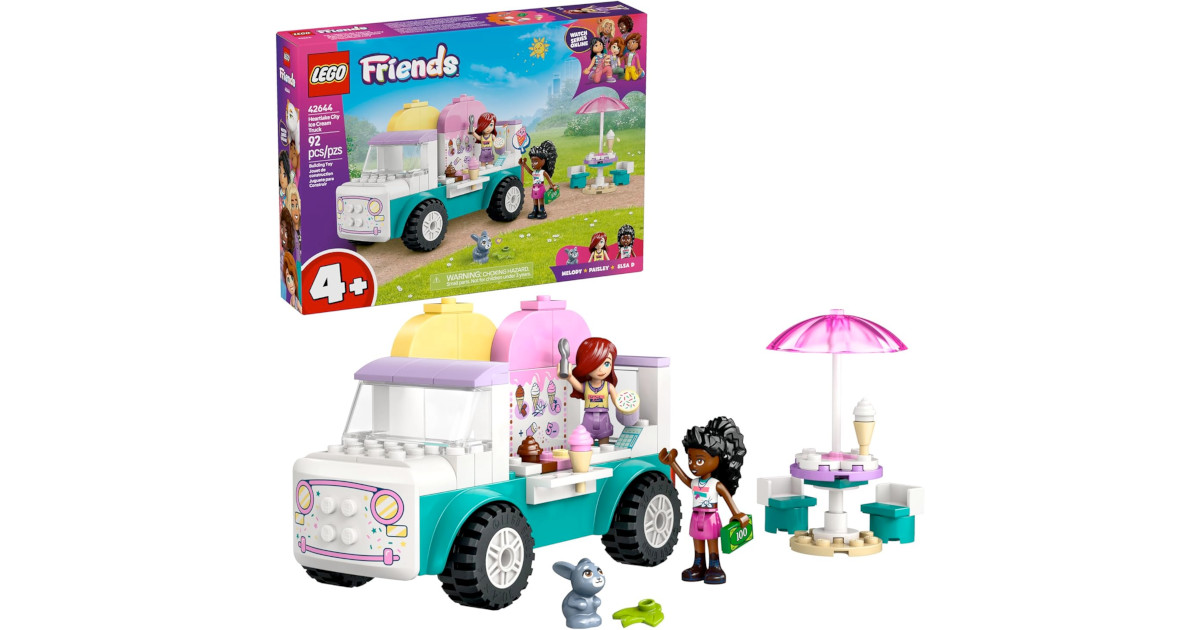 Amazon：LEGO Friends Heartlake City Ice Cream Truck 42644只賣$15.18