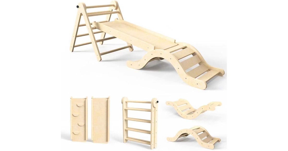 Amazon:7 in 1 Triangle Set Toddler Climbing Toys只賣$54.99