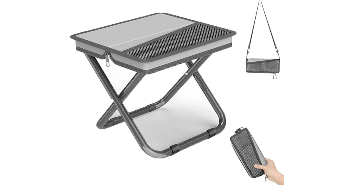 Amazon：Portable Ultralight Collapsible Stool只賣$18.99