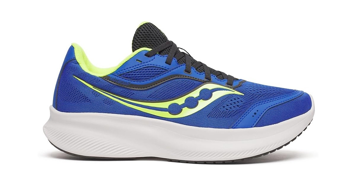 Amazon：Saucony Mens Cohesion 18 Running Shoe只賣$54.98