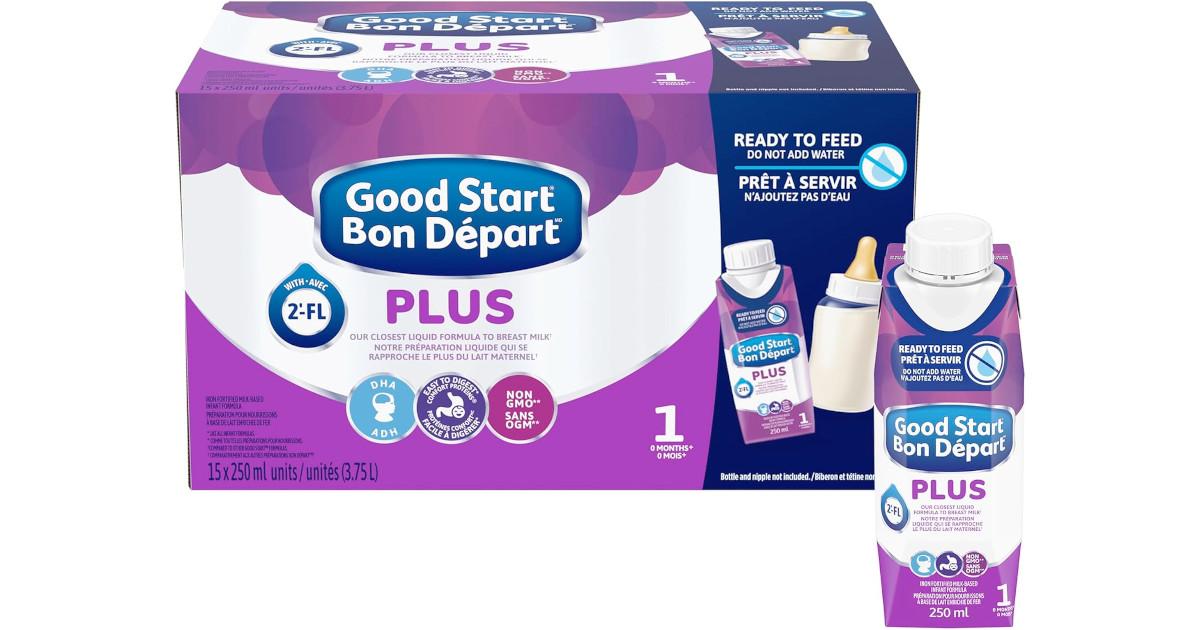 Amazon:Good Start Plus 1 Read-to-Feed (15 x 250ml)只賣$30.49
