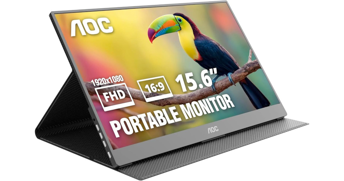 Amazon：15.6″ Portable Monitor只卖$69.99
