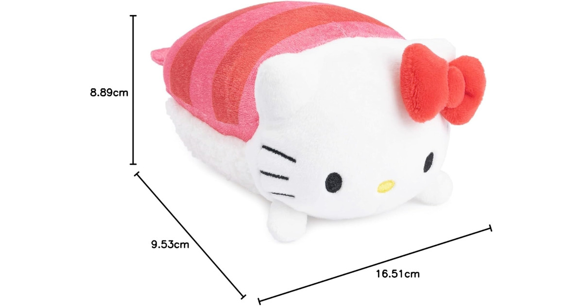 Amazon：GUND Sanrio Hello Kitty Sashimi Plush只賣$9