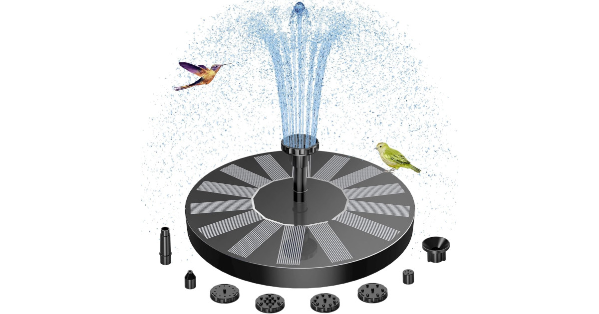 Amazon:Solar Fountain只賣$13.79