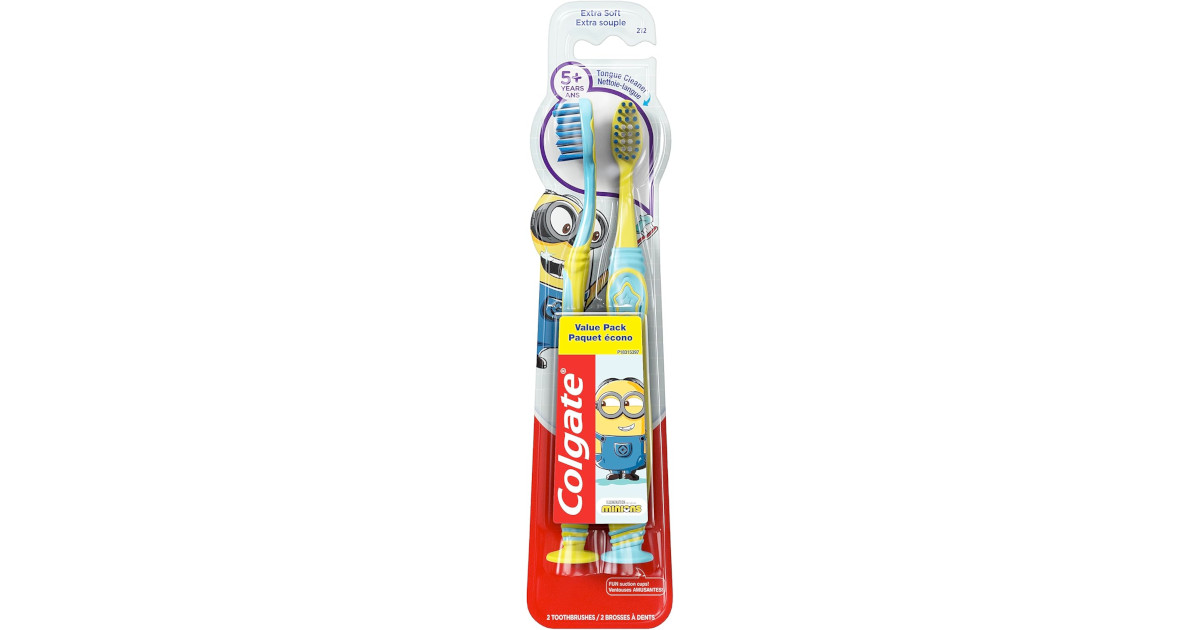 Amazon：Colgate Kids Toothbrush (2 Pack)只賣$3.91