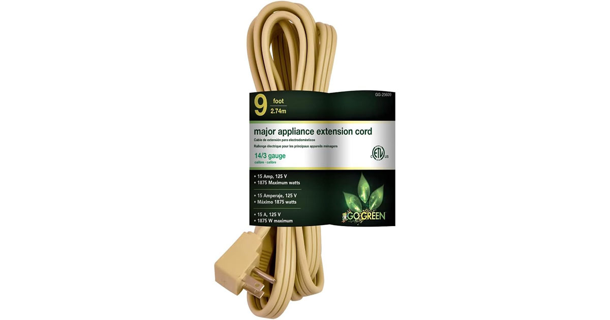 Amazon：Extension Cord (9 Feet)只卖$6.90