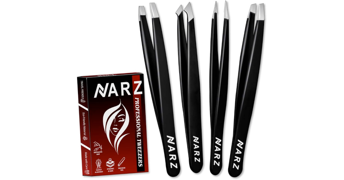 Amazon：Professional Tweezers (4 pcs)只賣$2.33