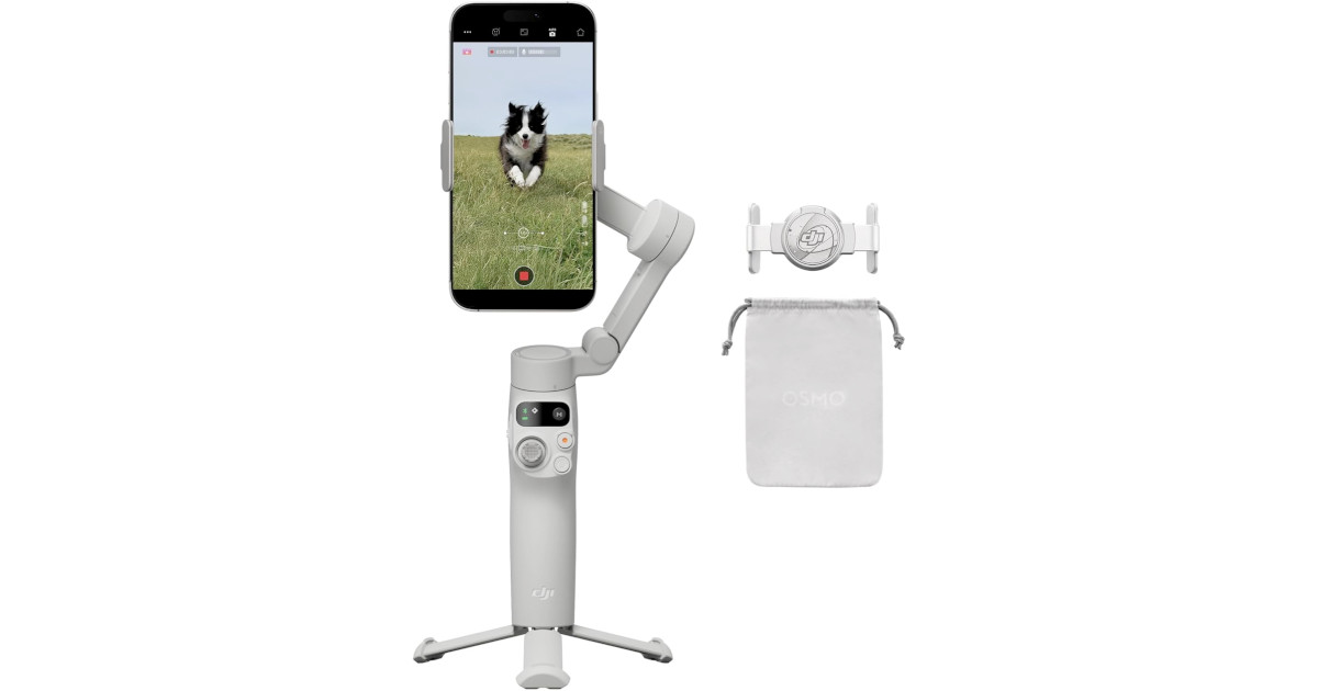 Amazon:DJI Osmo Mobile 7 Gimbal Stabilizer只賣$79.98
