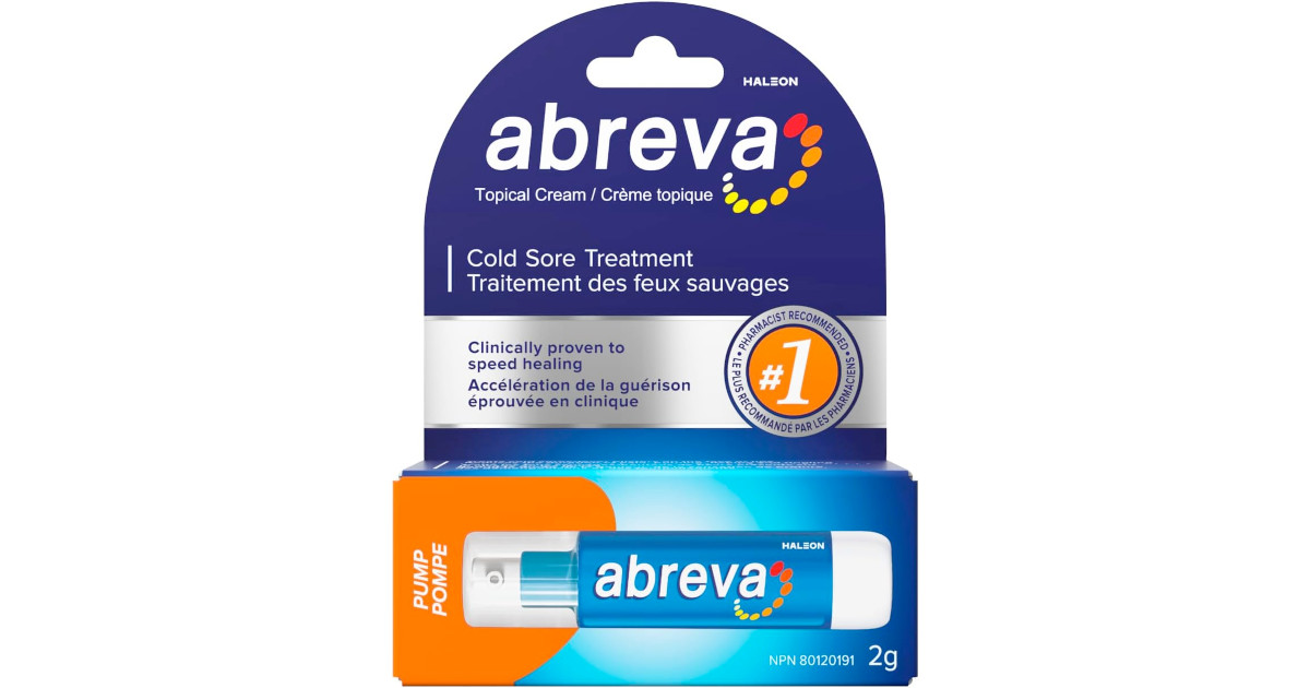 Amazon：Abreva Cream Pump Cold Sore Treatment只賣$19.99