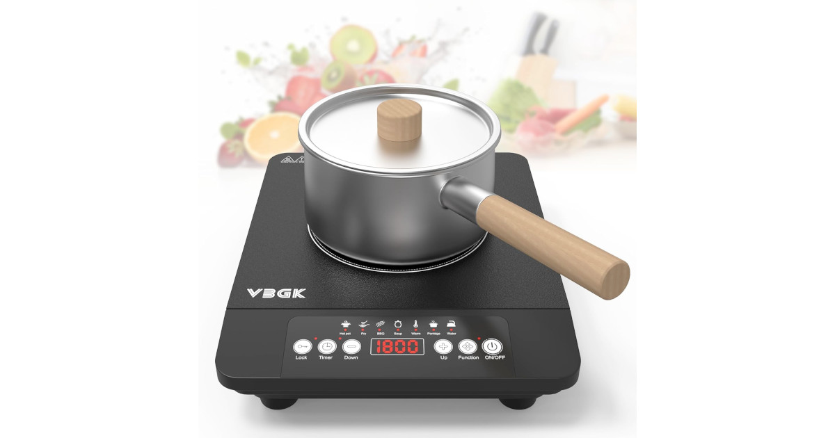 Amazon：Portable Induction Cooktop只賣$39.99