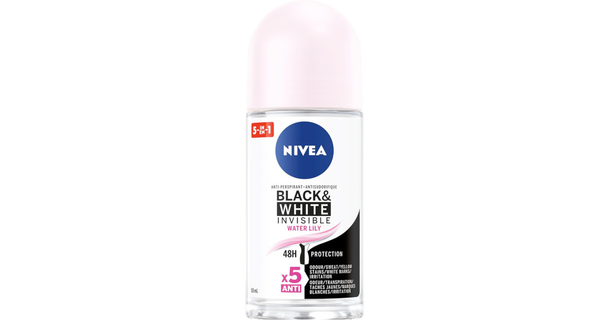 Amazon：NIVEA Black & White Anti-Perspirant Roll-On (50ml)只賣$3.48