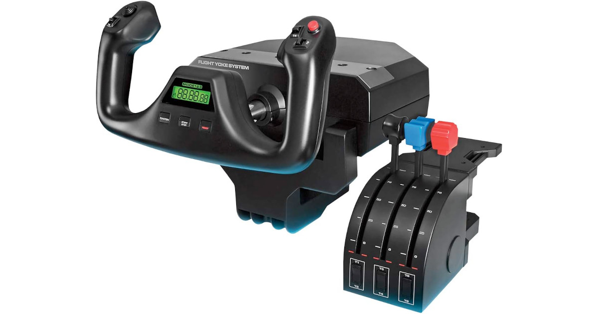Amazon：Logitech G PRO Flight Yoke System只賣$187.49