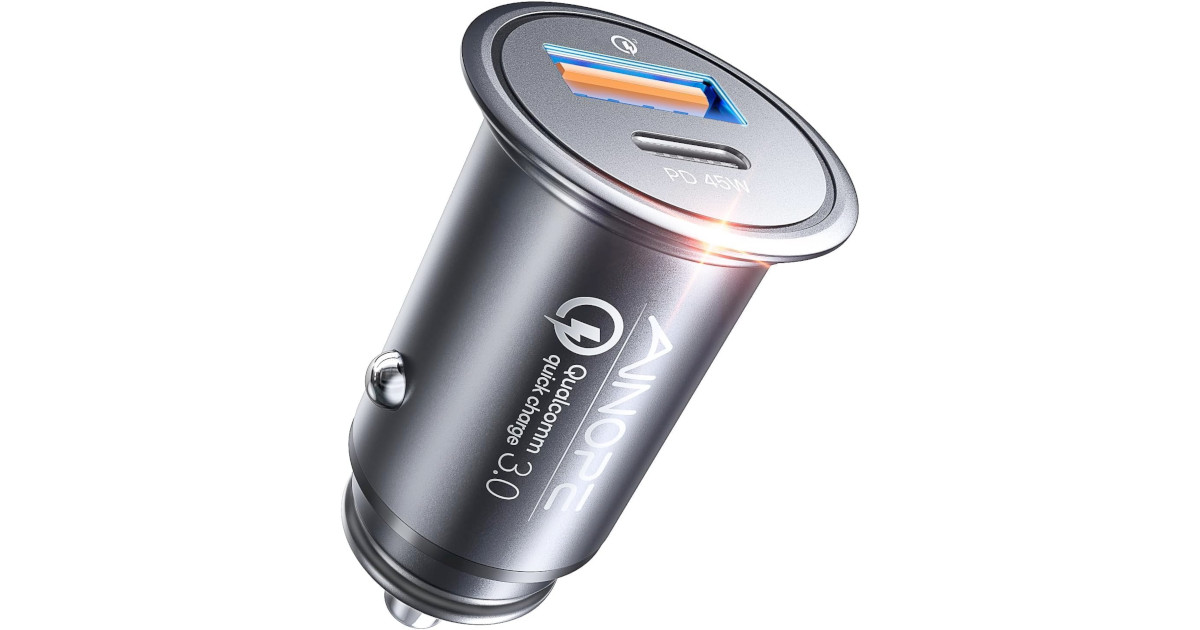 Amazon：Car Charger (USB C & USB A)只賣$9.99