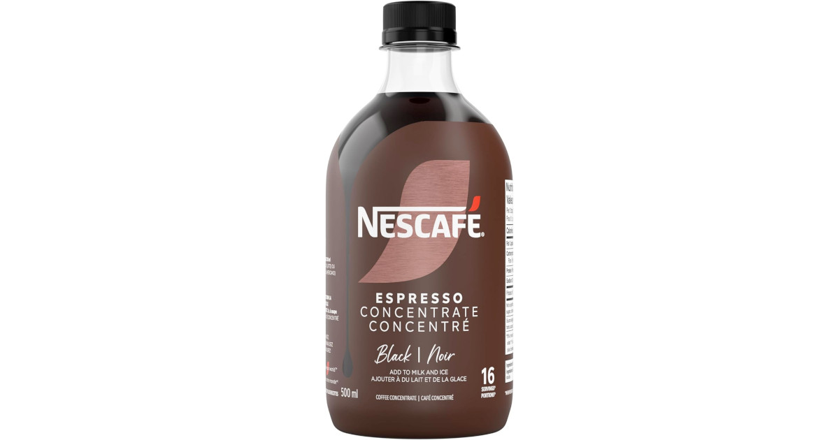Amazon：NESCAFE Espresso Black Coffee Concentrate (500ml)只賣$4.47